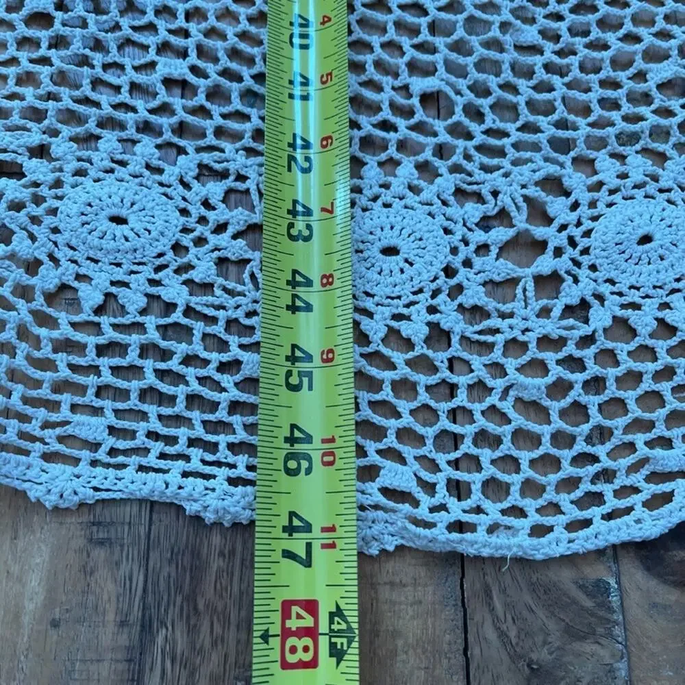 Cotton Crochet Tablecloth 47